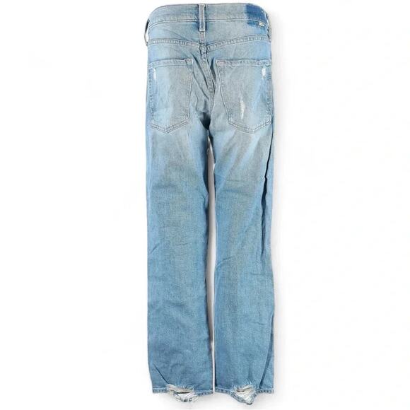 Mother Distressed Denim Jeans The Scrapper Ankle in Bless You Again Size 26 - Picture 5 of 9